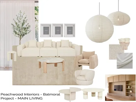 Balmoral Project - MAIN LIVING Interior Design Mood Board by Peachwood Interiors on Style Sourcebook