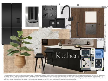 Kitchen Interior Design Mood Board by thebeafactor
