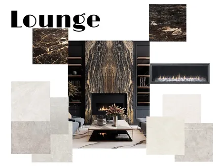 Lounge Fire Wall 2 Interior Design Mood Board by neda@archiphor.com.au