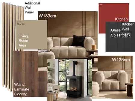 Living Room Kitchen Interior Design Mood Board by nickie_evans@hotmail.com on Style Sourcebook