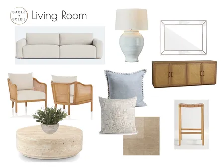 Marseilles Living Room Interior Design Mood Board by Sable + Soleil on Style Sourcebook