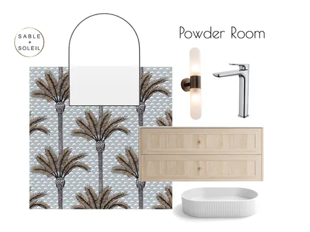 Marseilles Art - Powder Room 2 Interior Design Mood Board by Sable + Soleil on Style Sourcebook