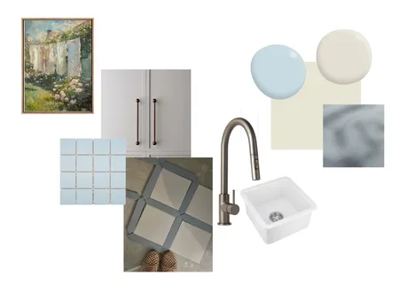 Montrose Laundry - bue option Interior Design Mood Board by Jorja Clair Interiors on Style Sourcebook