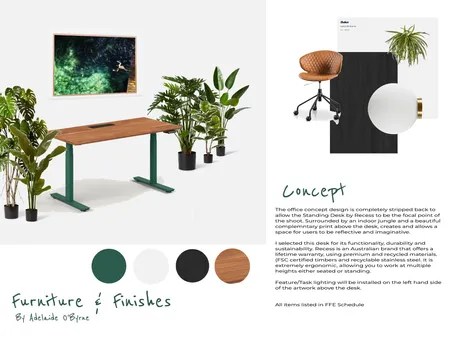 Assessment 3 - Office - Concept Interior Design Mood Board by addieobyrne
