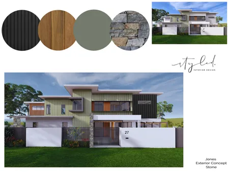 Jones - Exterior Concept - Stone Interior Design Mood Board by Styled Interior Design on Style Sourcebook