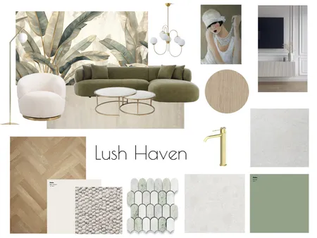 AT3 Styling Cluster Lush Haven Interior Design Mood Board by Kylie W on Style Sourcebook