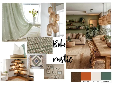 Claraá Boho Rustic 1 Interior Design Mood Board by Rogue