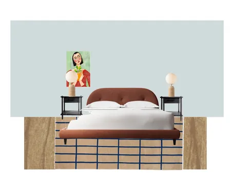 RISD Beach Loft Retreat guest bed moodboard Interior Design Mood Board by Luxlux on Style Sourcebook