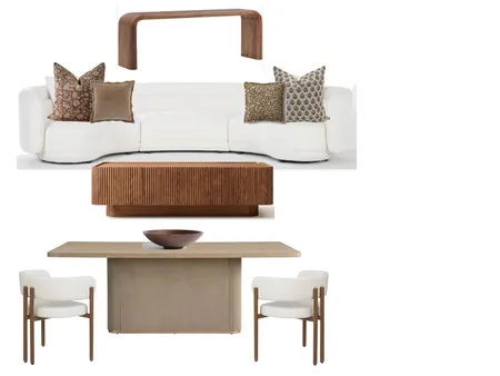 organic modern/Scandinavian Interior Design Mood Board by kaileeek