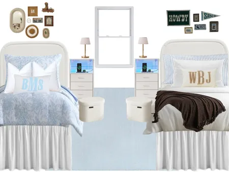 double dorm Interior Design Mood Board by Sammcinturff