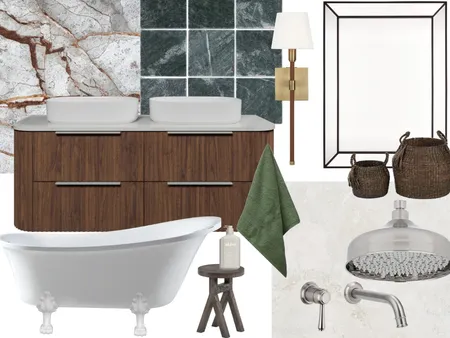 Main Bathroom Interior Design Mood Board by SavannahJane on Style Sourcebook