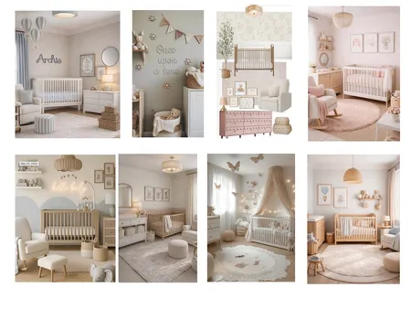 Nursery Ideas Interior Design Mood Board by IIDR Interior Design