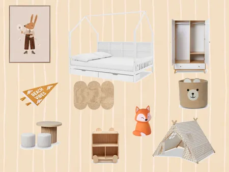 CYCLADIC KIDS ROOM 1 Interior Design Mood Board by georginakef