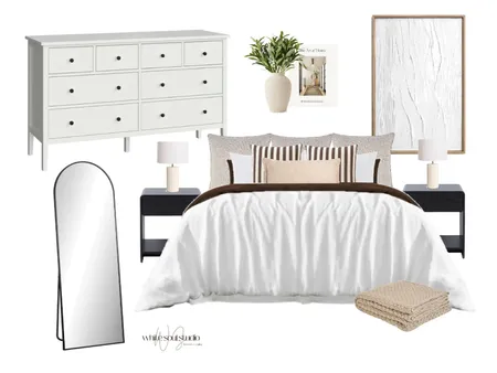 Client Main Bedroom Interior Design Mood Board by White Soul Studio | Interiors & Styling on Style Sourcebook