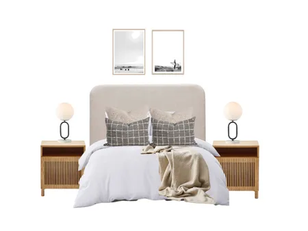 Coastal bedroom Interior Design Mood Board by The Spaceco Queensland