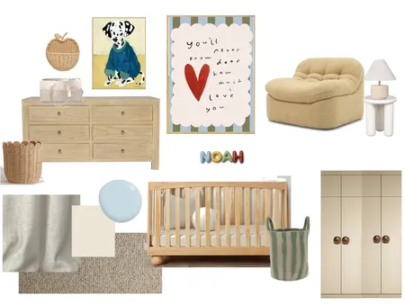 Montrose Nursery Interior Design Mood Board by Jorja Clair Interiors on Style Sourcebook