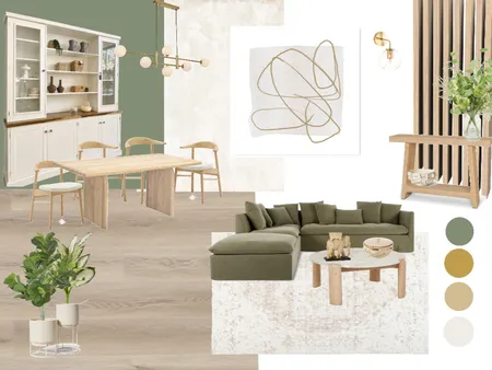 Living Comedor Interior Design Mood Board by Estudio CHNA