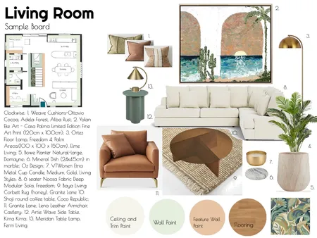 TanyaSmith.Assignment9.LivingRoom.Final Interior Design Mood Board by TanyaS on Style Sourcebook