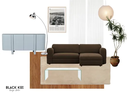 SAFFI - Lounge Room Interior Design Mood Board by Black Koi Design Studio on Style Sourcebook