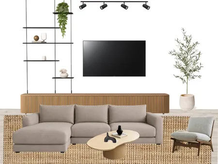 Living  - Modernidad Organica y Calida Estante String Interior Design Mood Board by Daibrojt