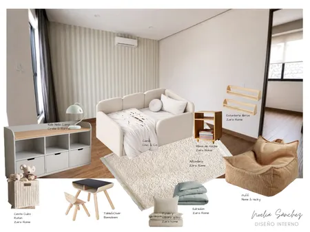 Dormitorio Luciano. 5 Interior Design Mood Board by Noelia Sanchez