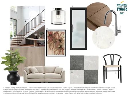 Classic Modern - INTERIOR SAMPLE BOARD Interior Design Mood Board by bsschwh@bunnings.com.au on Style Sourcebook