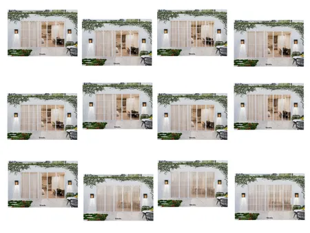 White Framed Bifold Doors Interior Design Mood Board by Steela on Style Sourcebook