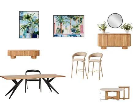 Dining Interior Design Mood Board by IIDR Interior Design