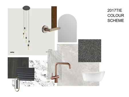 2017TIE COLOUR SCHEME Interior Design Mood Board by daina.tadic