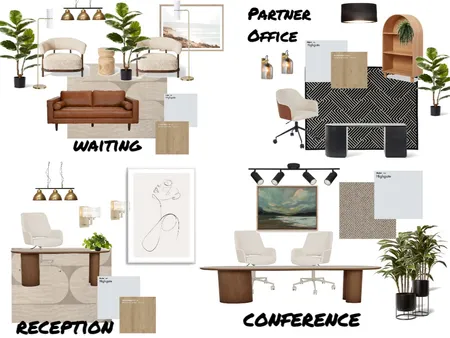 Accounting Firm Presentation Board Interior Design Mood Board by DMcAlister