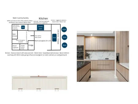 Kitchen Pantry and Laundry drawing Interior Design Mood Board by Coastal Design and Renovations
