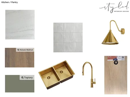 Mayne - Kitchen Pantry Product Board Interior Design Mood Board by Styled Interior Design
