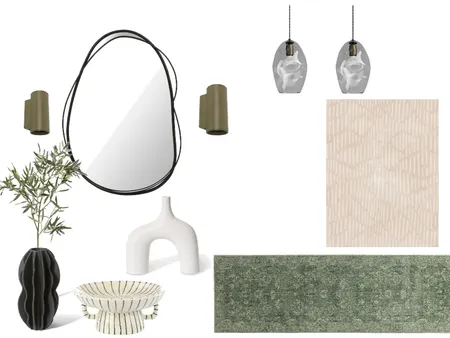 MJ Hallway 1 Interior Design Mood Board by Kutata Interiors