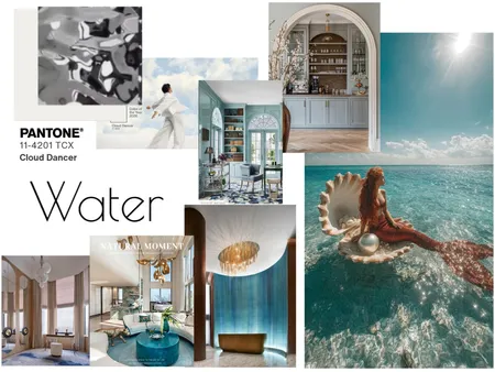 water inspiratie Interior Design Mood Board by Charlotte Symens