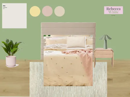 Faith's room Interior Design Mood Board by Rebecca White Style