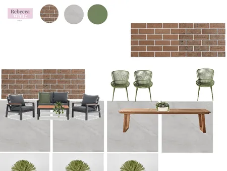 Outside Interior Design Mood Board by Rebecca White Style