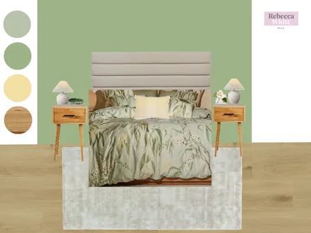 Guest Room Interior Design Mood Board by Rebecca White Style