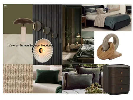 Victorian Terrace Project - Bedroom Moodbard Interior Design Mood Board by Bortolotto Interiors