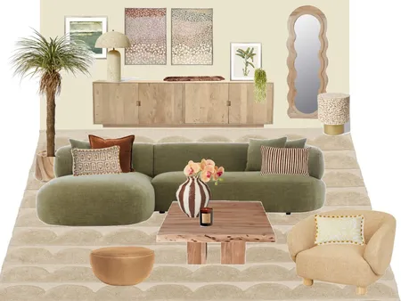 Australian Living Room Interior Design Mood Board by Studio Halo & Fitz
