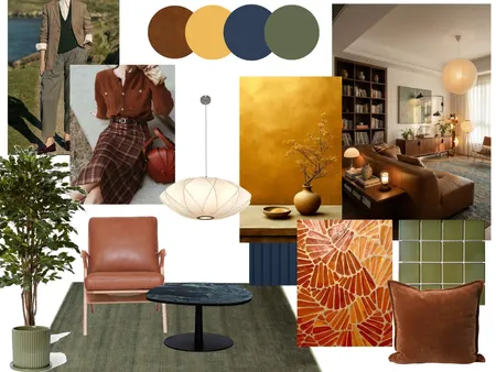 MCM Mood Board Interior Design Mood Board by aishwaryashetty