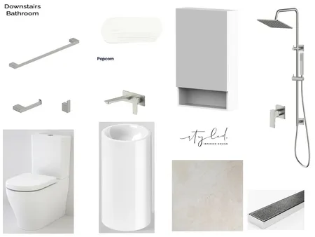 Julie & Tim - D/Stairs Bathroom Board Interior Design Mood Board by Styled Interior Design