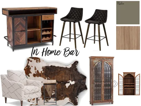 Home Bar Interior Design Mood Board by Beverly Zaske