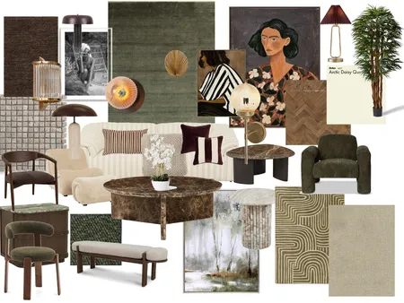 Art Deco NYC Carribean Interior Design Mood Board by artfulcollective