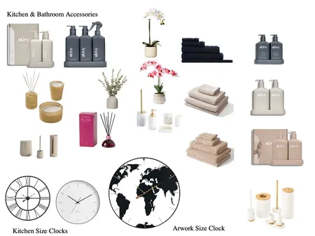 Accessories Interior Design Mood Board by IIDR Interior Design