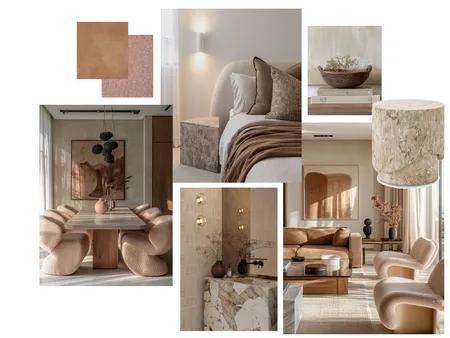 moodboard2 - peach and neutrals Interior Design Mood Board by teenz27
