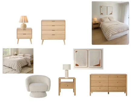 Shelley's Bedroom Interior Design Mood Board by IIDR Interior Design
