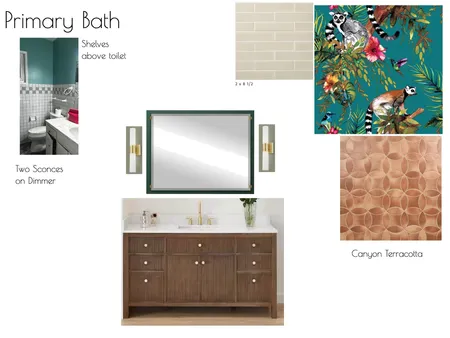 LB Primary Bath REV02 Interior Design Mood Board by MTLuppino@gmail.com