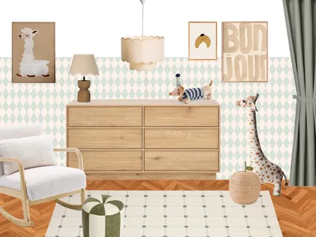 Nursery Final Interior Design Mood Board by smagro