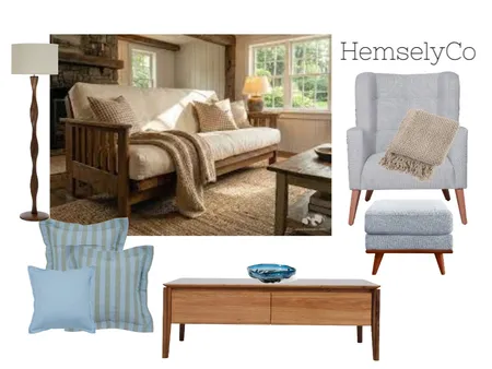 Mt Gravatt residence - Living room Interior Design Mood Board by HemsleyCo.