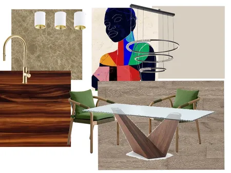 kitchen&diningroom Interior Design Mood Board by anaradin